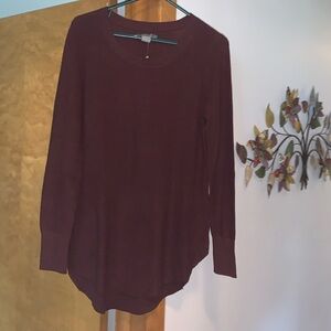 Tunic sweater- maroon